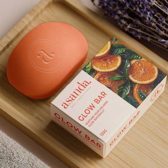 asande skincare soap mockup