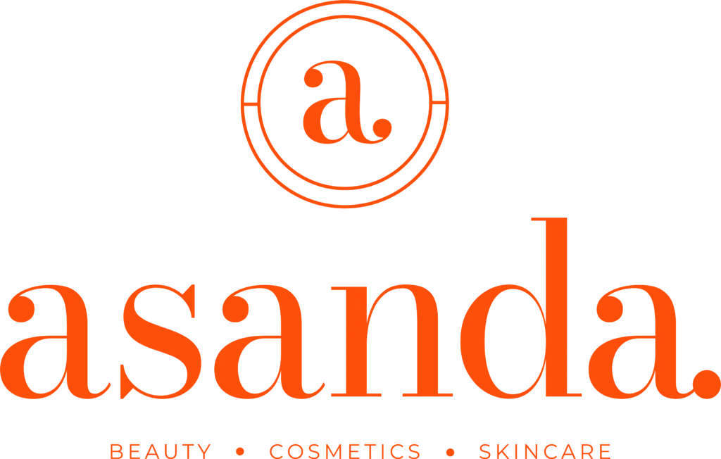 asanda skincare logo designed by the creative foundry